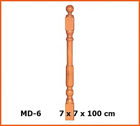 MD-6 Ahşap Merdiven Dikmesi - Ankara Siteler - Ege Ahşap Torna